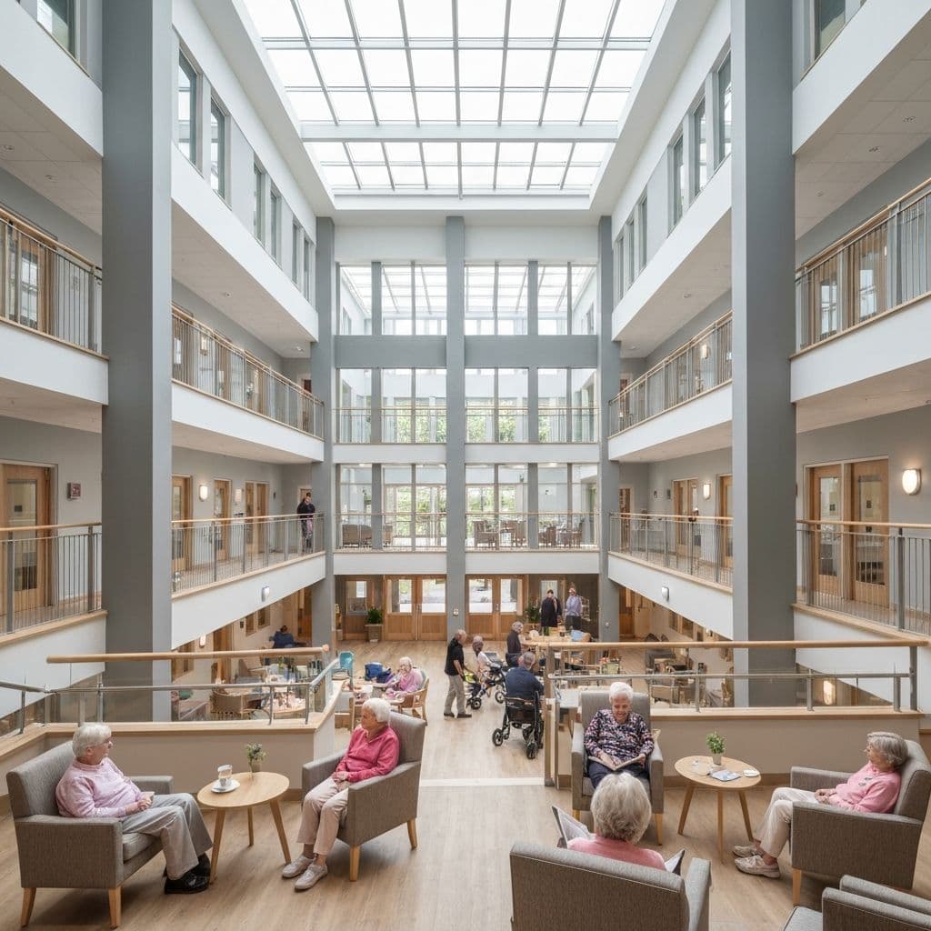 Pflegeeinrichtung - dezentes Hintergrundbild