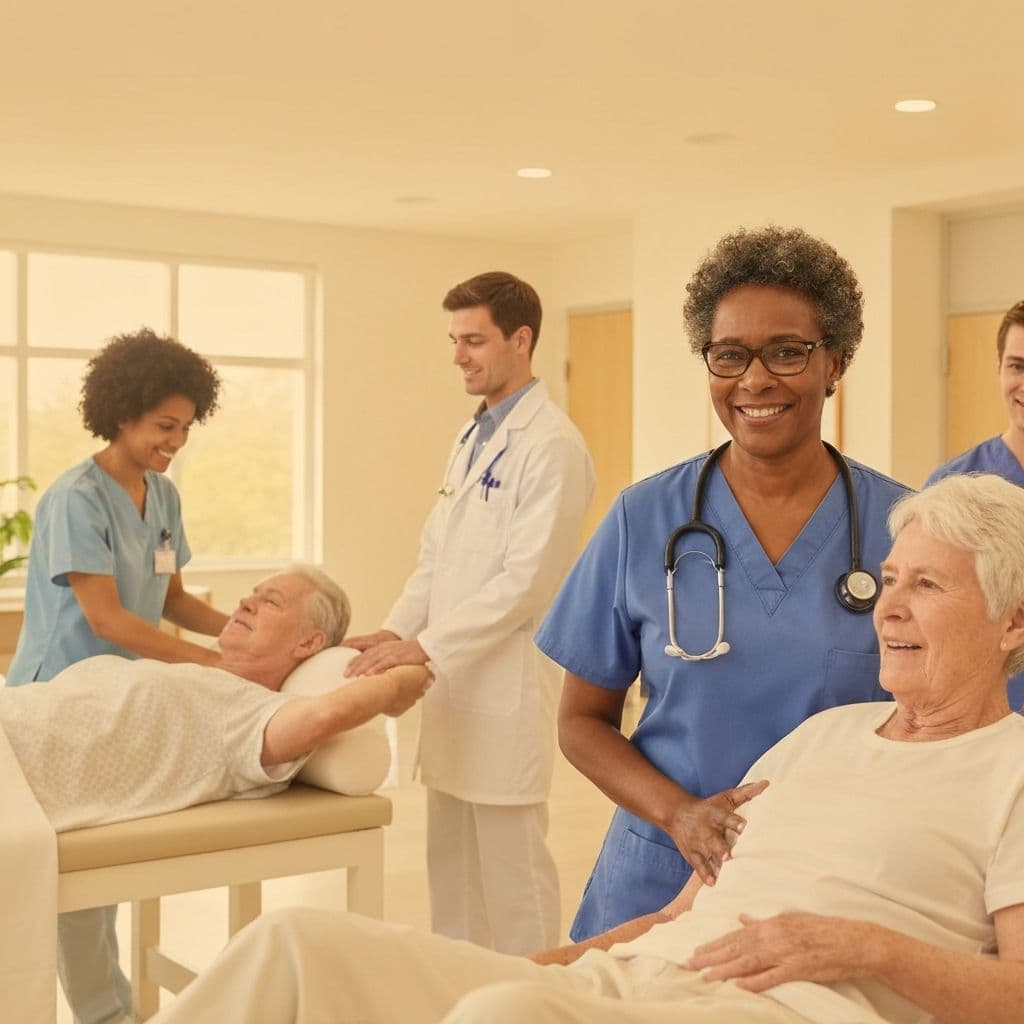 Employer Branding für Pflegeeinrichtungen – Team in moderner Umgebung